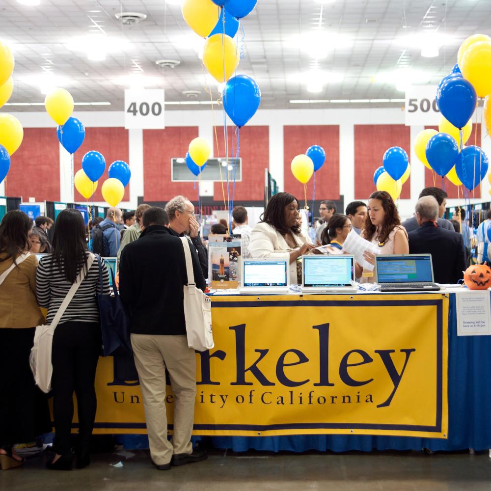 UC Berkeley booth at event
